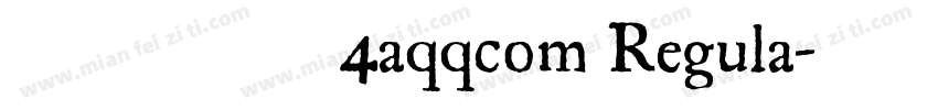 黄引齐宋圆4aqqcom Regula字体转换